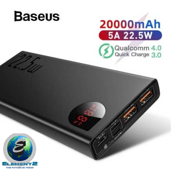 Baseus Adaman Powerbank 20,000mAh Powerbank 22.5W Fast Charge